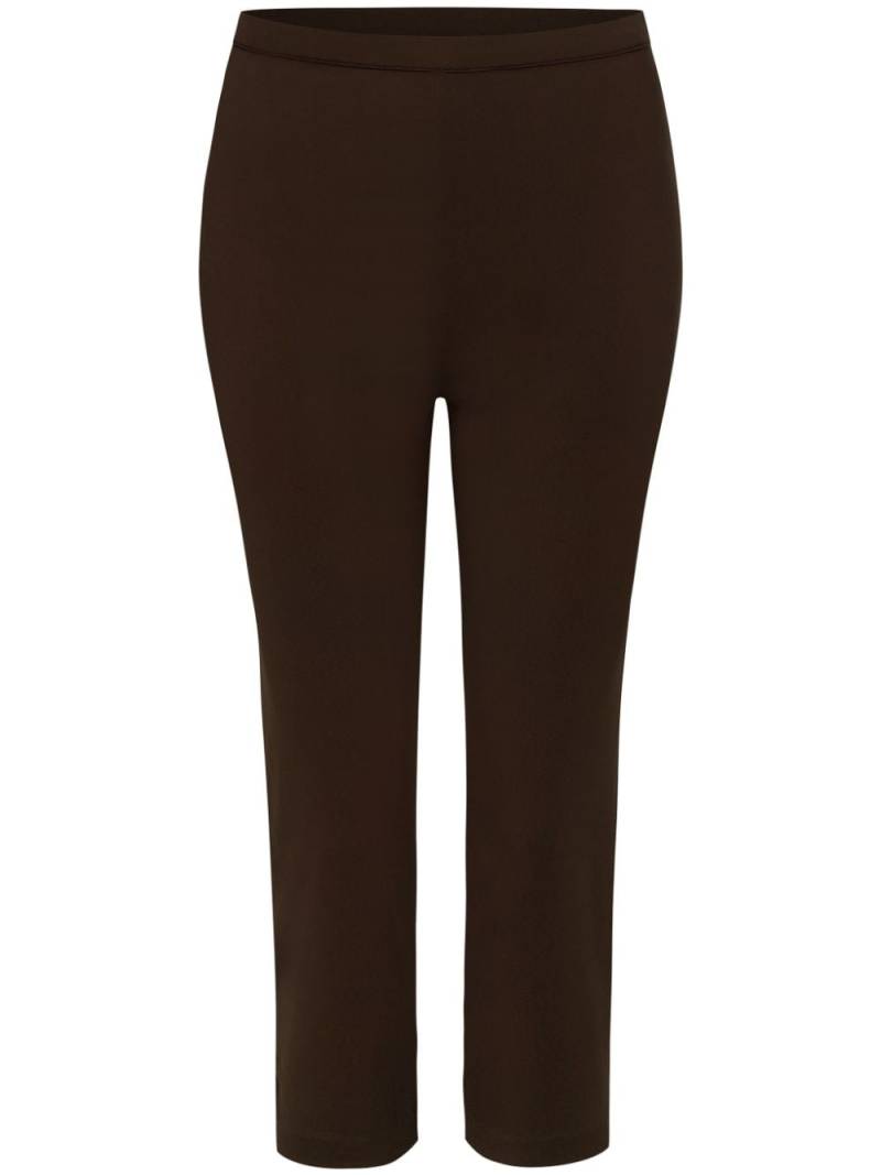 AZEEZA Shreya cropped trousers - Brown von AZEEZA