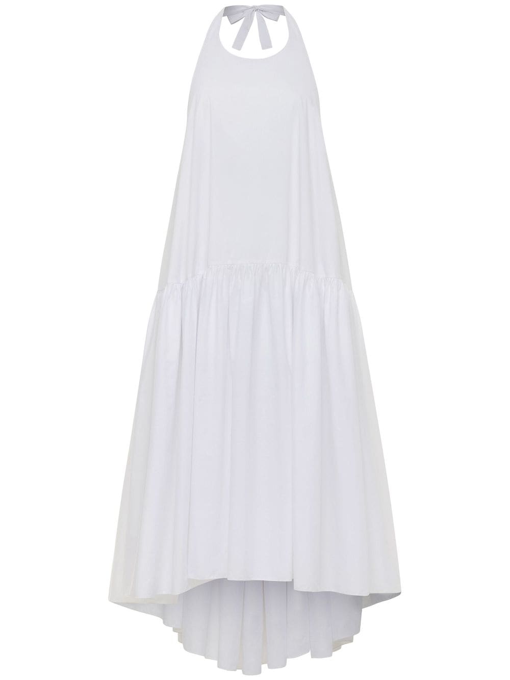 AZEEZA Winston poplin midi dress - White von AZEEZA