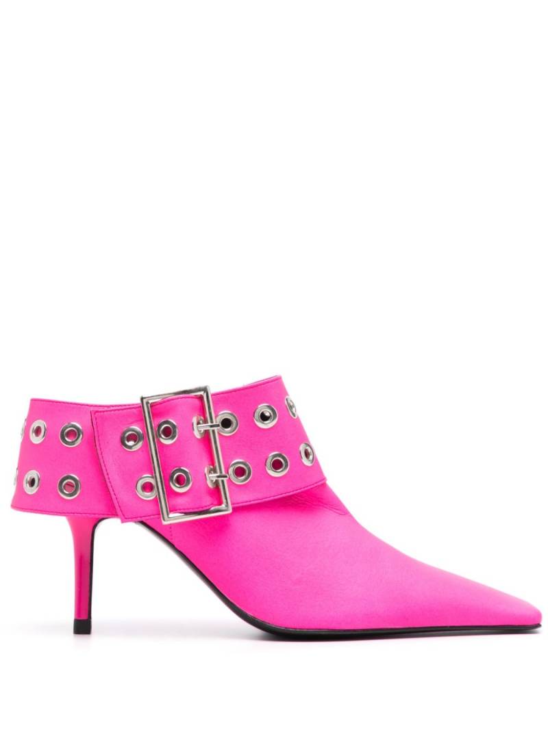 Abra Big Belt 85mm mules - Pink von Abra