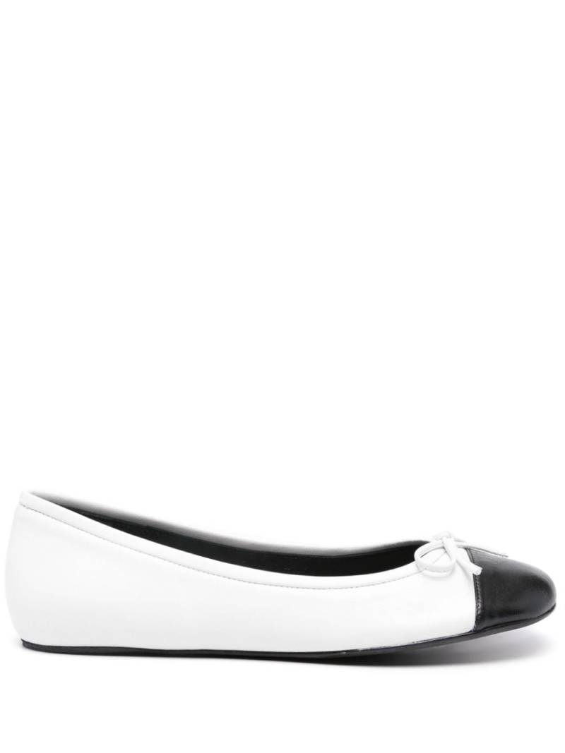 Abra colourblock ballerina shoes - White von Abra