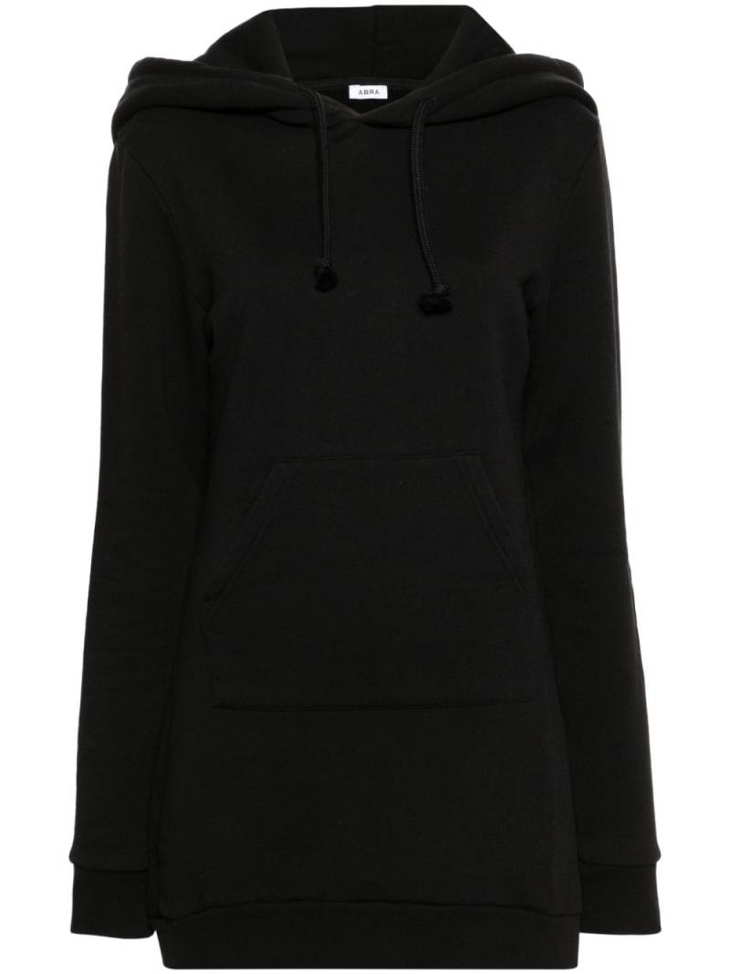 Abra graphic-print hoodie mini dress - Black von Abra