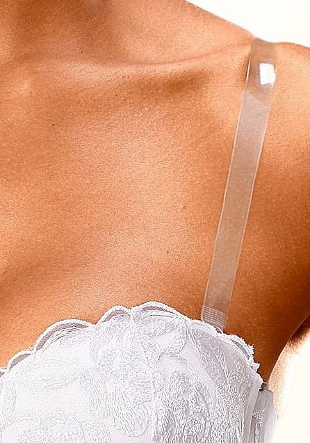 Abracada Bra BH-Träger, (2 Paar), Trägerbreite 1,8 cm - transparent, zum Austauschen von Abracada Bra