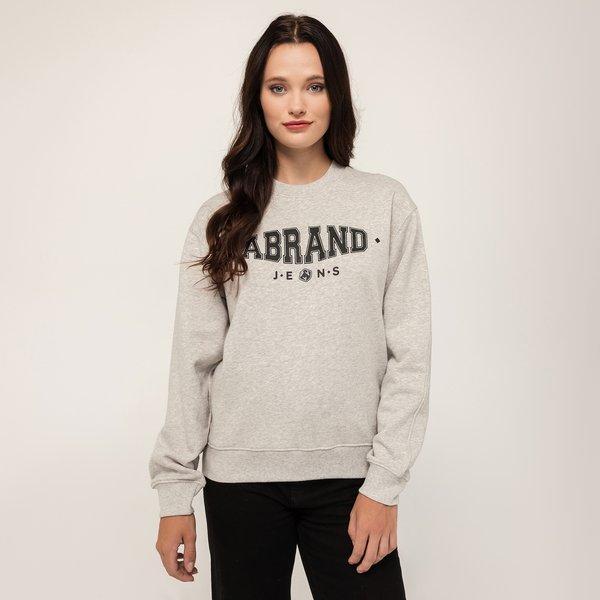 Sweatshirt Damen Grau Melange L von Abrand