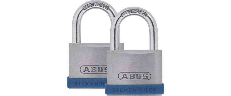 ABUS Vorhängeschloss »14732 Twins B/DFNLI Silver Rock« von Abus