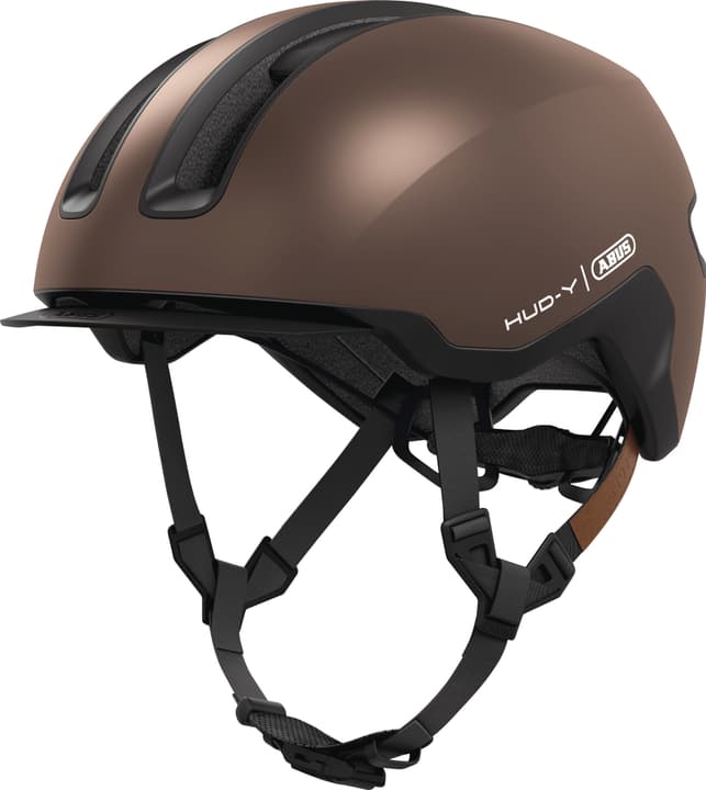 Abus Hud-Y Velohelm braun von Abus