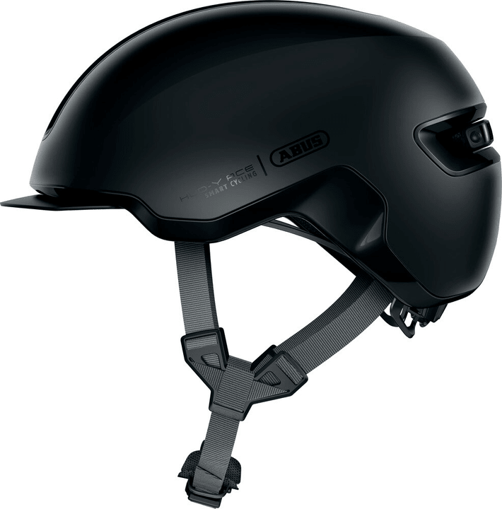 Abus Hud-Y Velohelm schwarz von Abus