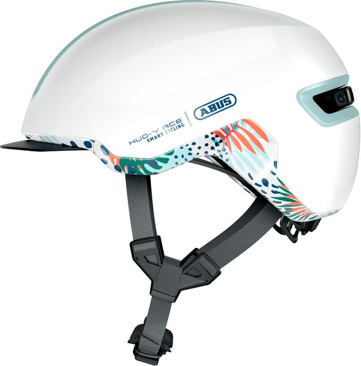 Abus Hud-Y Velohelm weiss von Abus