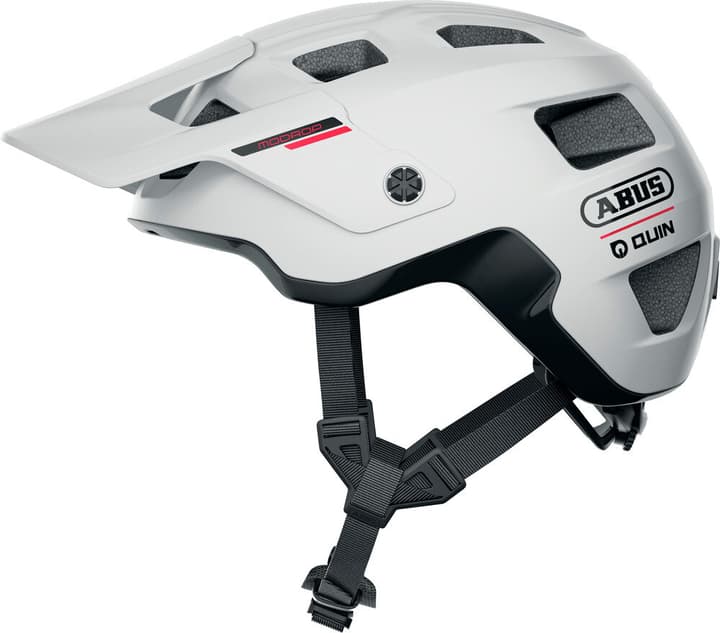 Abus MoDrop Quin Velohelm weiss von Abus