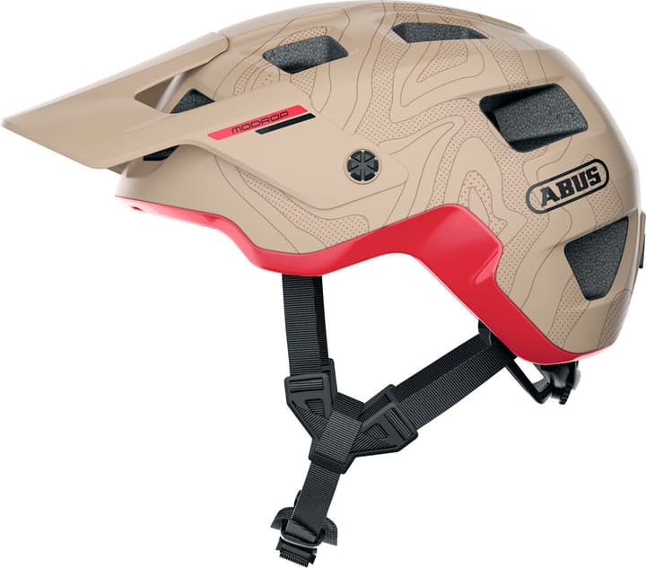 Abus MoDrop Velohelm hellbraun von Abus