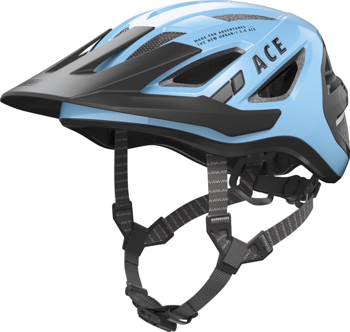 Abus Urban-I 3.0 ACE Velohelm hellblau von Abus