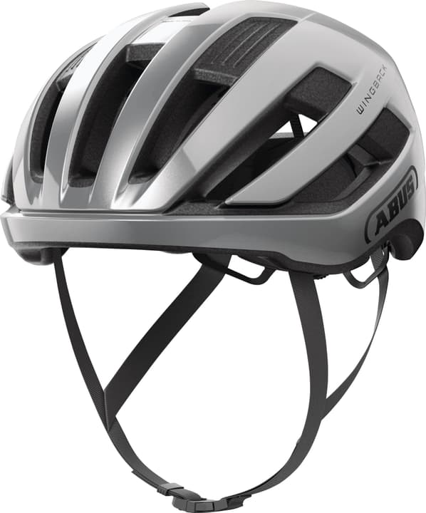 Abus WingBack Velohelm silber von Abus