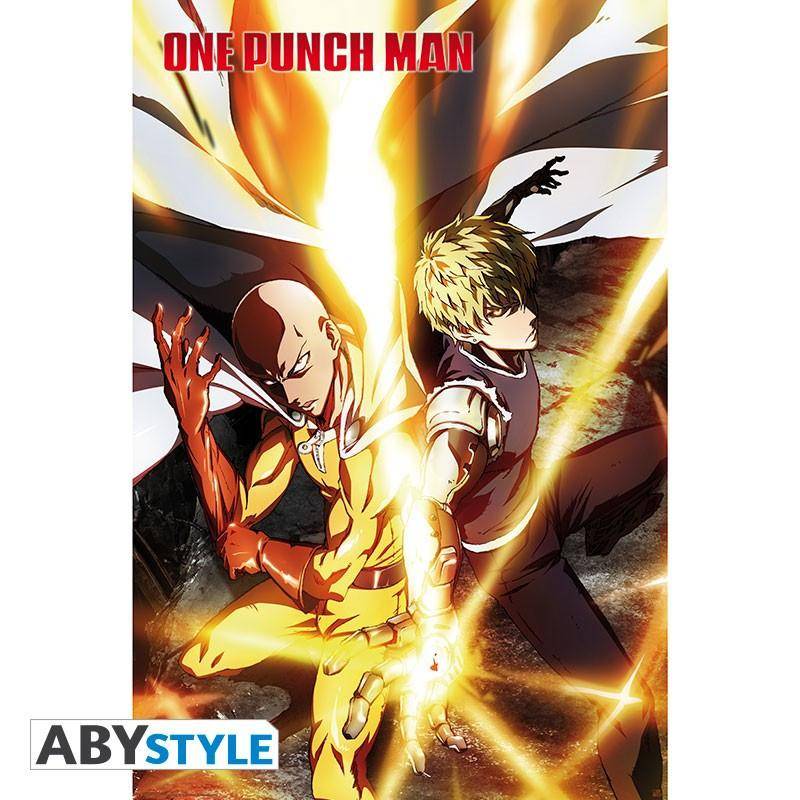 Poster - Gerollt und mit Folie versehen - One Punch Man - Saitama & Genos Poster - Gerollt und mit Folie versehen - One Punch Man - Saitama & Genos von Abystyle