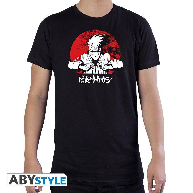 T-shirt - Naruto - Kakashi Hatake Herren Schwarz L von Abystyle