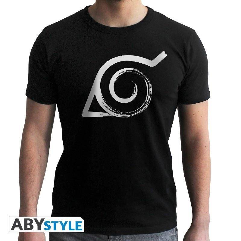 T-shirt - Naruto - Konoha Herren  S von Abystyle