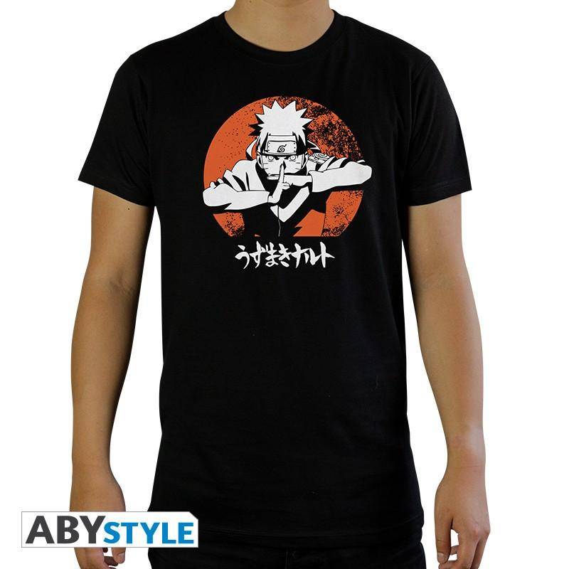 T-shirt - Naruto - Uzumaki Naruto Herren Schwarz XXL von Abystyle