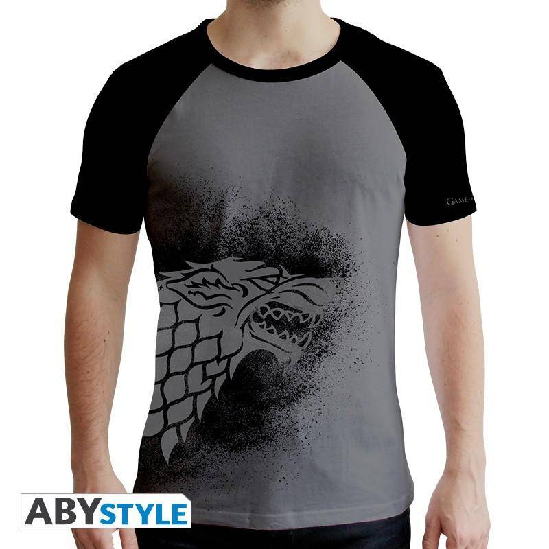 T-shirt - Spiel Der Throne - Familie Stark Herren Schwarz M von Abystyle