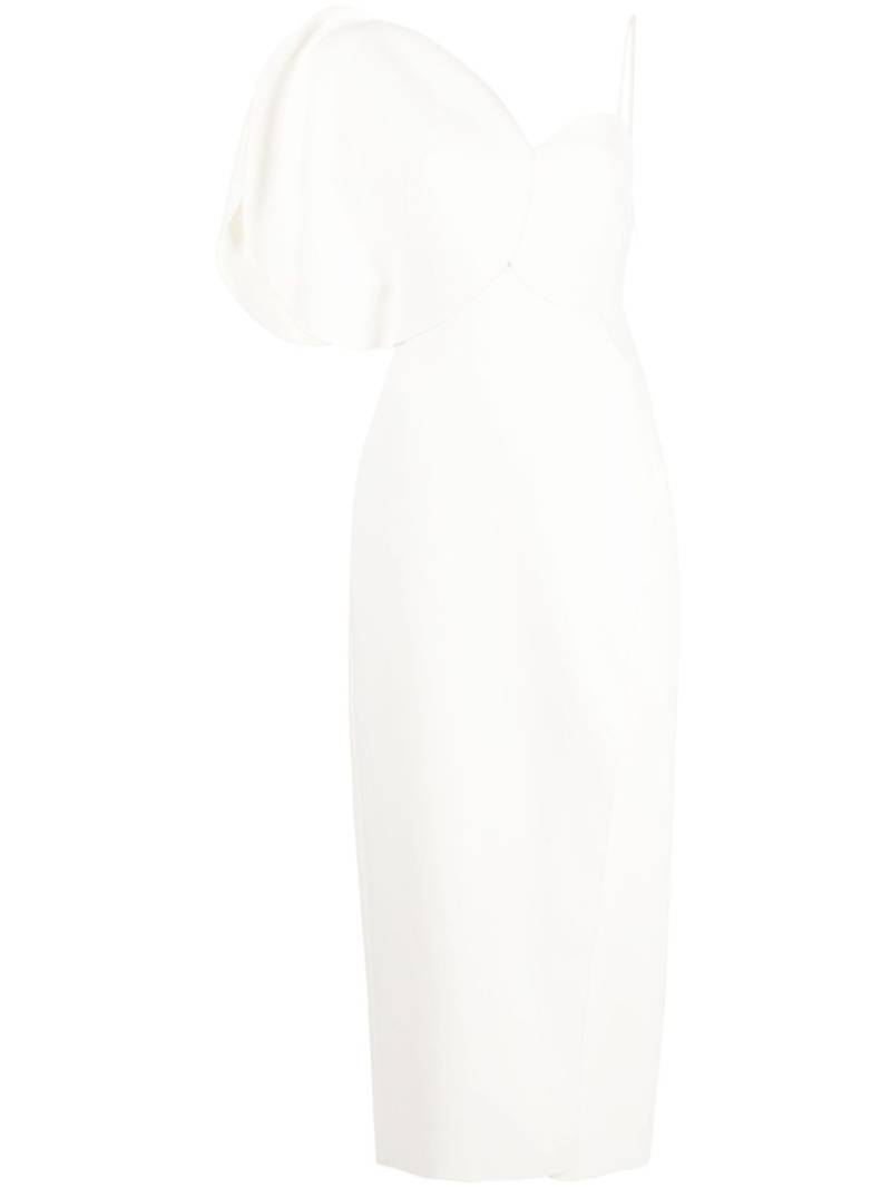 Acler Allister column midi dress - White von Acler