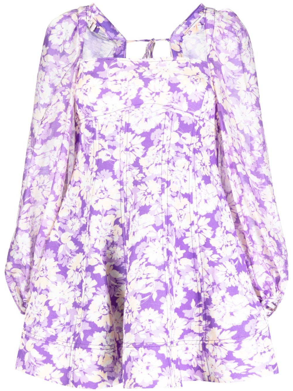 Acler Ardanary violet-print minidress - Purple von Acler