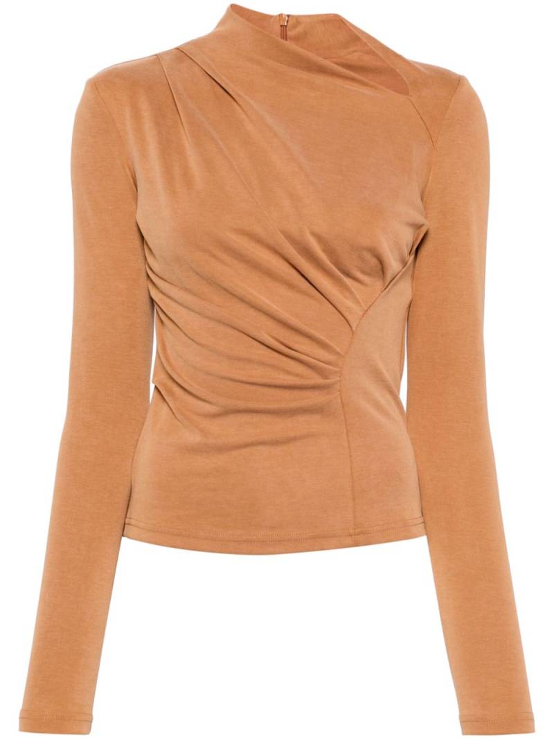 Acler Clarendon draped top - Brown von Acler