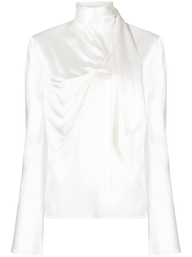 Acler Clayton satin-finish top - White von Acler