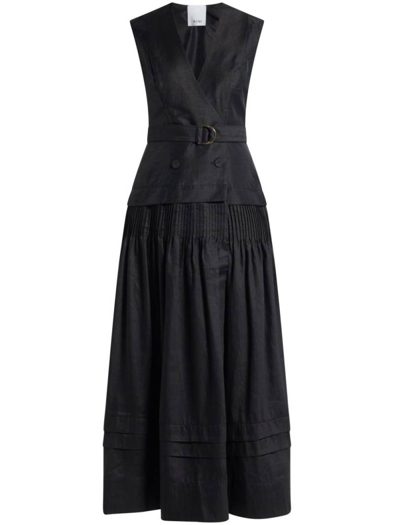 Acler Delaware midi dress - Black von Acler