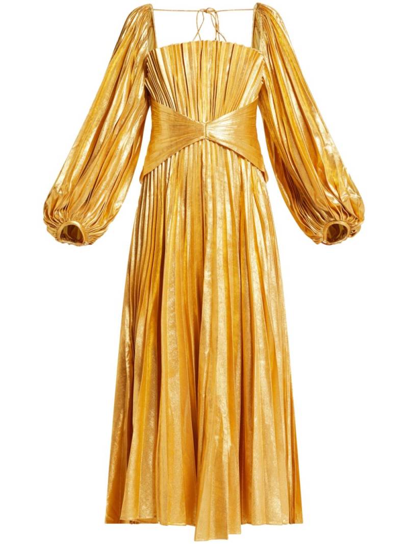 Acler Elbridge midi dress - Yellow von Acler