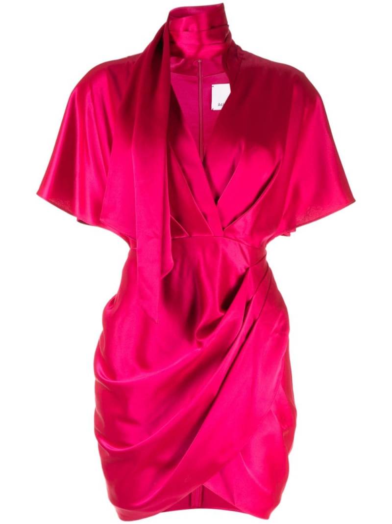 Acler Giles satin minidress - Pink von Acler