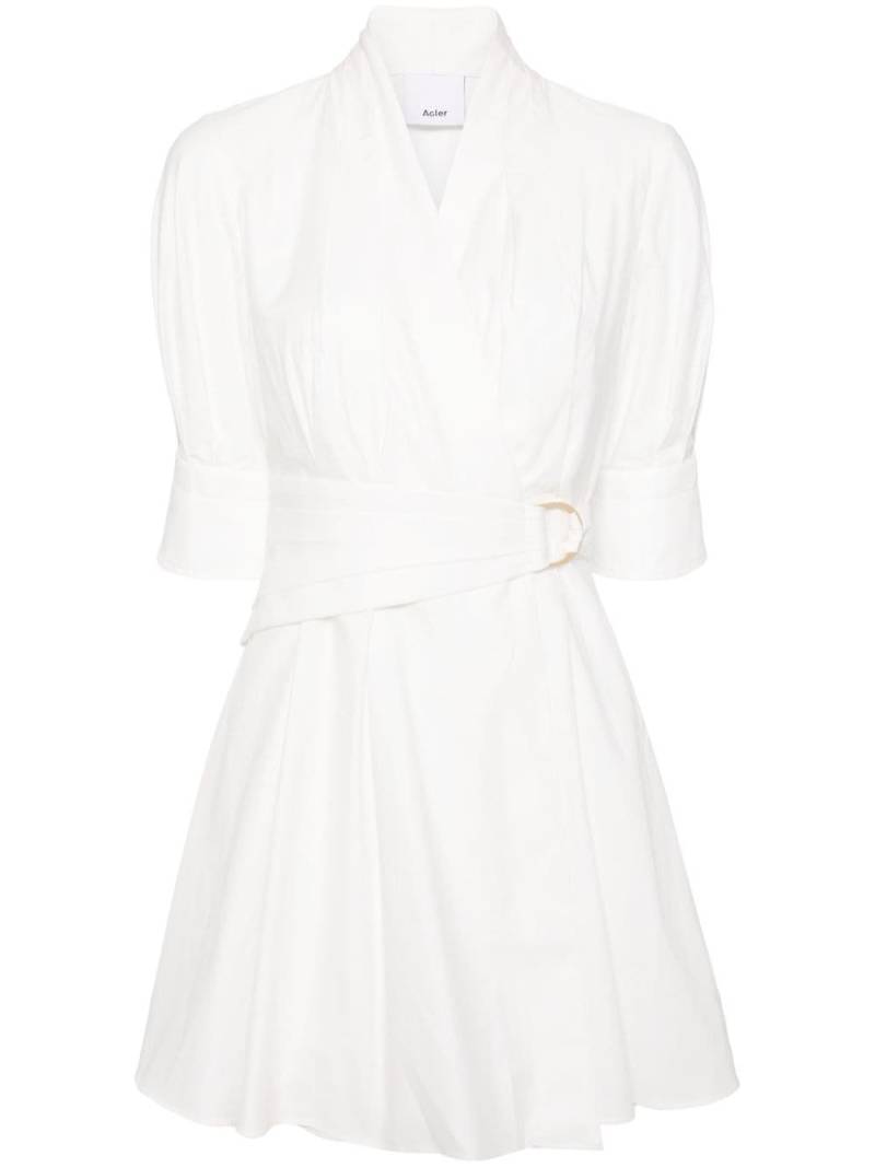 Acler Sandgate mini dress - White von Acler