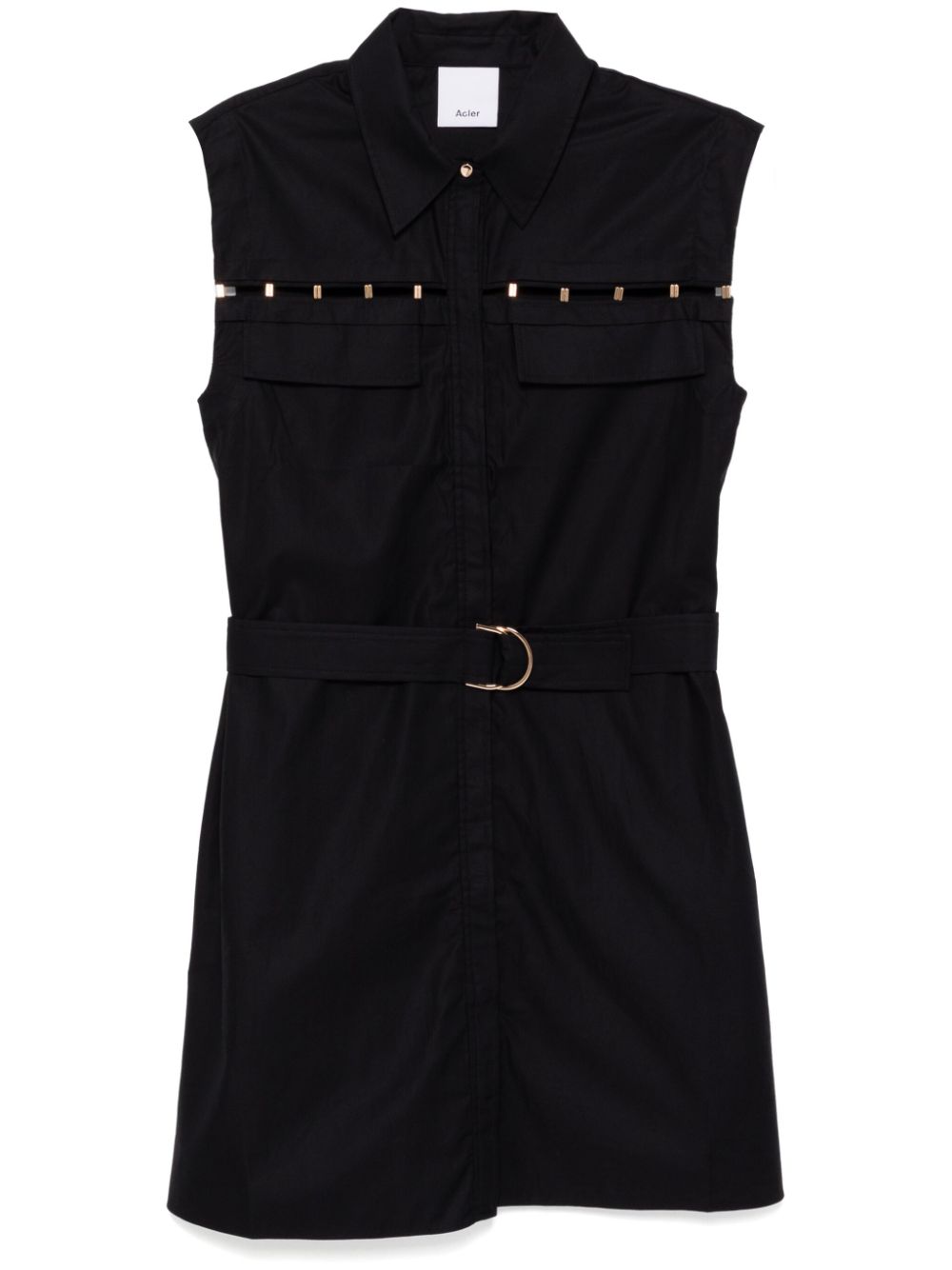 Acler Stanbrook mini dress - Black von Acler