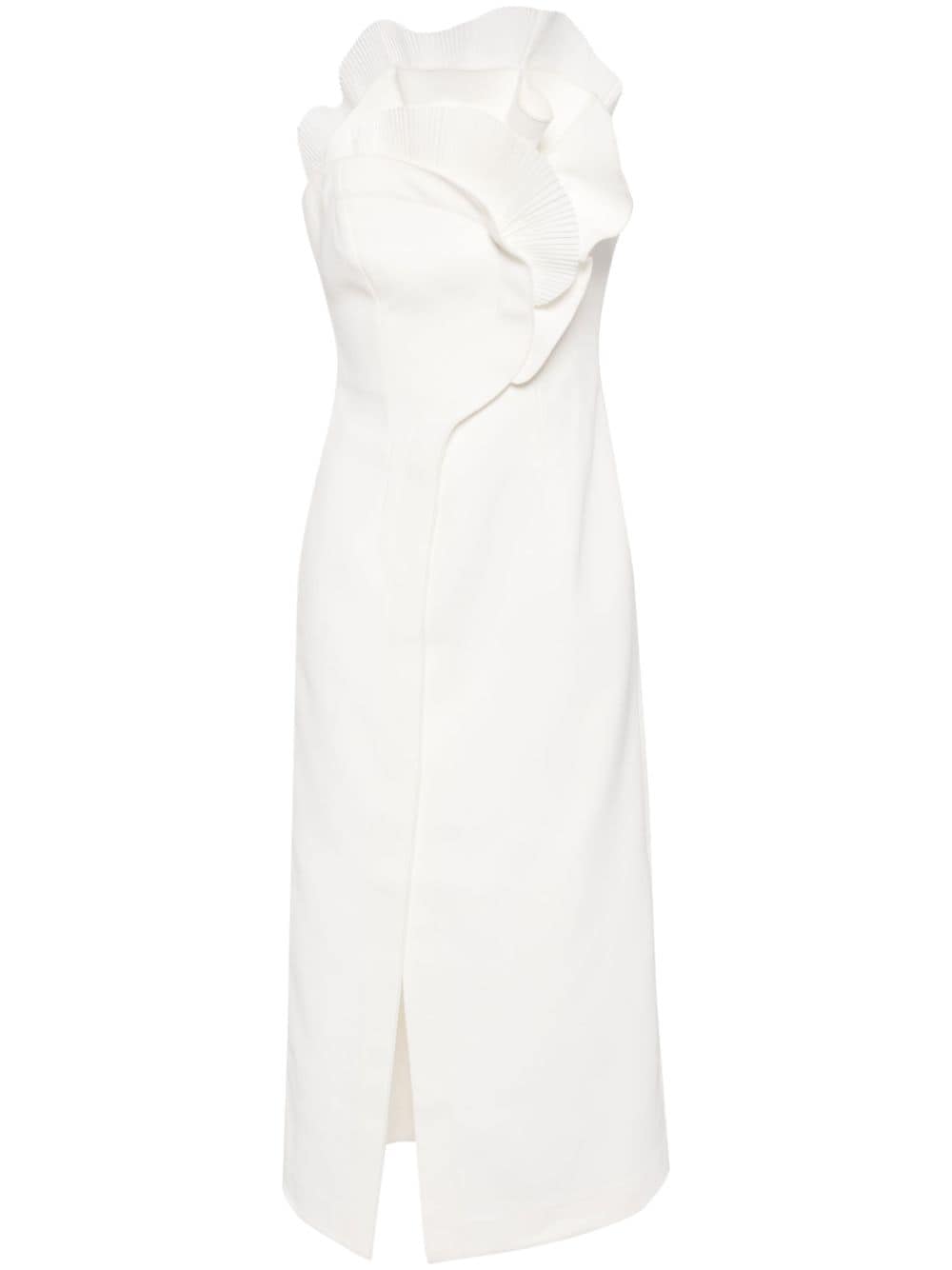 Acler Webster midi-dress - White von Acler