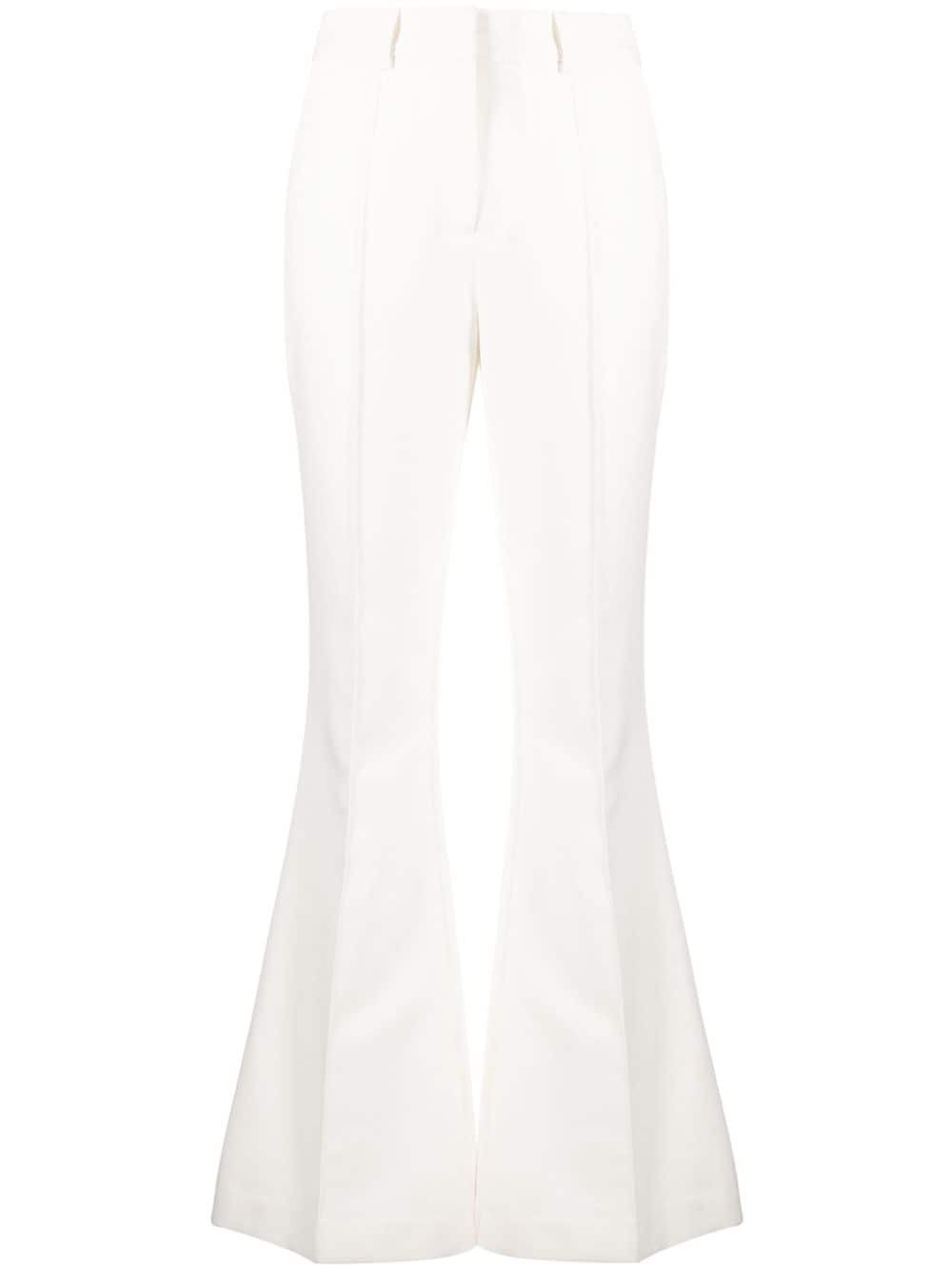 Acler Wirra flared trousers - White von Acler