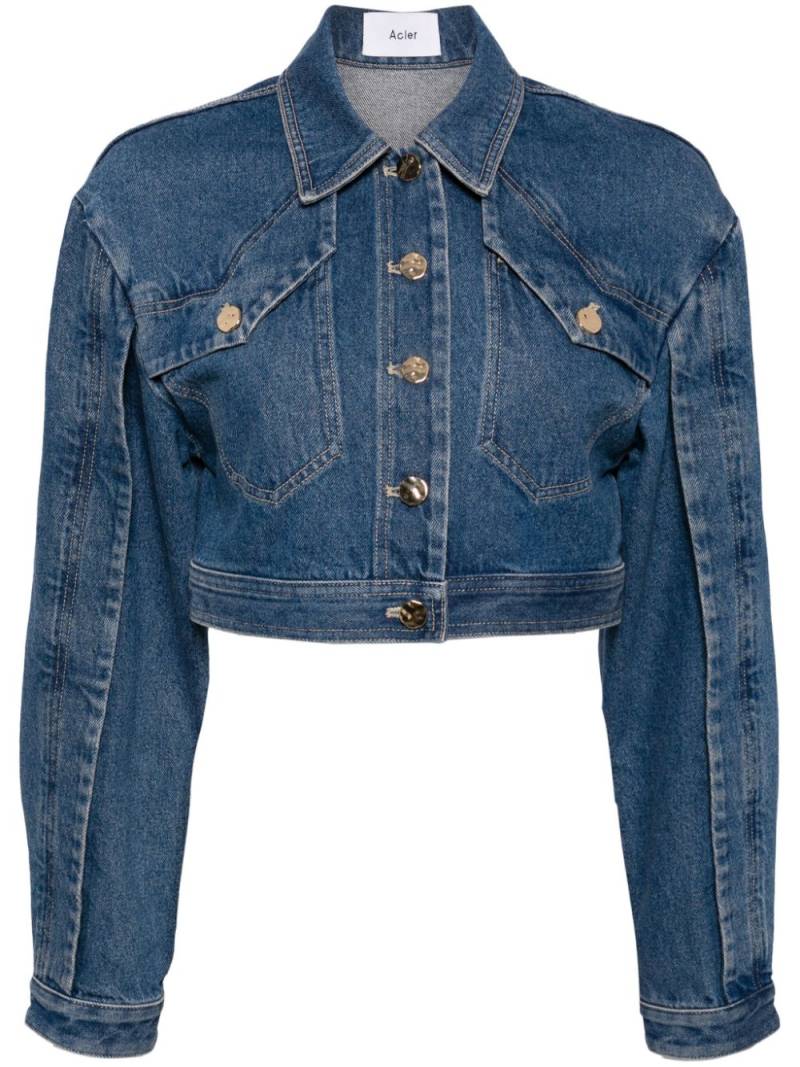 Acler cropped denim jacket - Blue von Acler