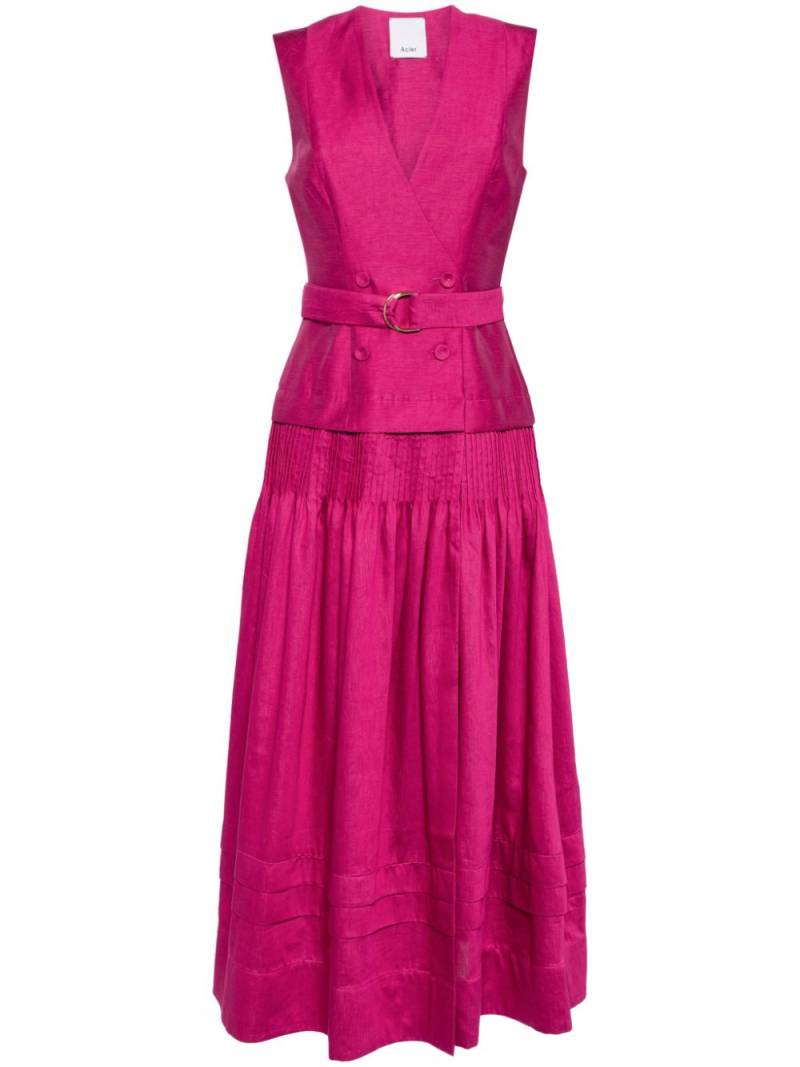 Acler Delaware midi dress - Purple von Acler