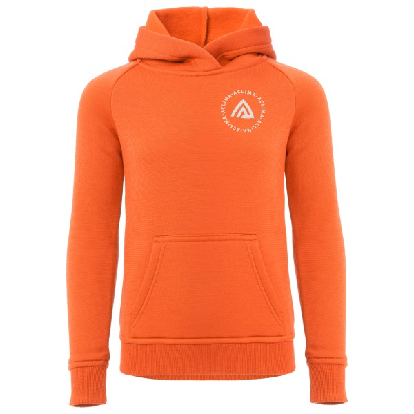 Aclima - Kid's Fleecewool V2 Hoodie - Hoodie Gr 130 orange von Aclima