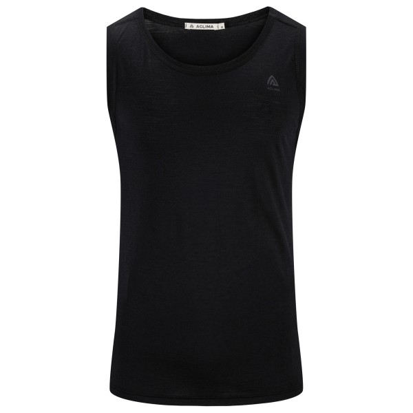Aclima - LightWool 140 Singlet V2 - Merinoshirt Gr XL schwarz von Aclima