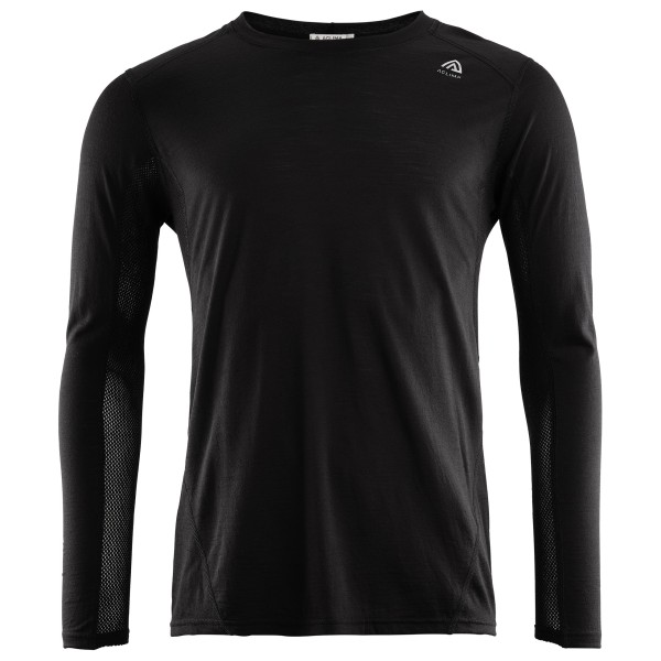 Aclima - LightWool 140 Sportshirt - Merinoshirt Gr L schwarz von Aclima