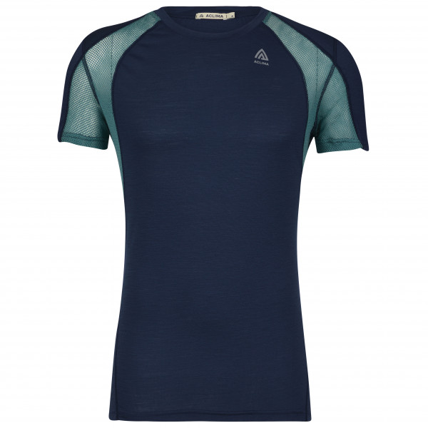 Aclima - Lightwool Sports Shirt II - Merinounterwäsche Gr L blau von Aclima