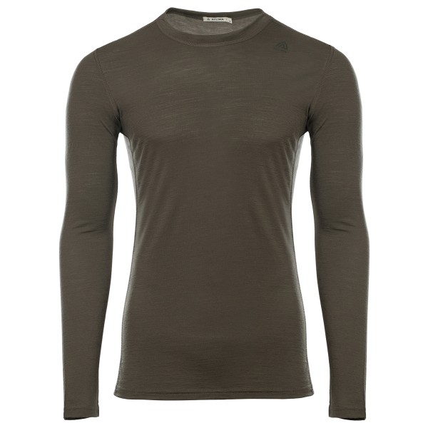 Aclima - Lightwool Undershirt - Merinounterwäsche Gr M;S braun von Aclima