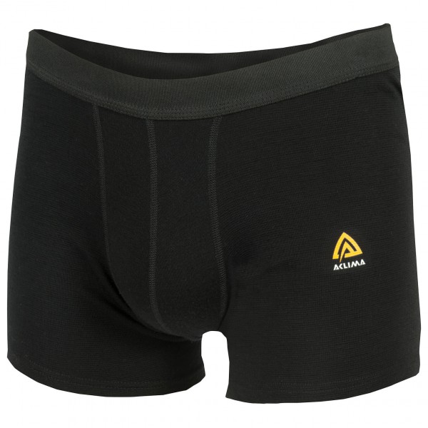 Aclima - WW Boxer Shorts - Merinounterwäsche Gr L schwarz von Aclima