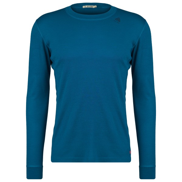 Aclima - WW Crew Neck - Merinounterwäsche Gr S blau von Aclima