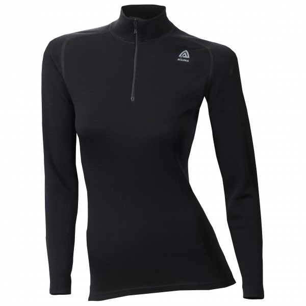 Aclima - Women's WW Mock Neck - Merinounterwäsche Gr S schwarz von Aclima