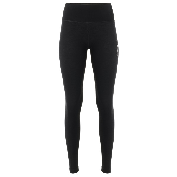 Aclima - Women's Warmwool Longs High Waist - Leggings Gr L schwarz von Aclima