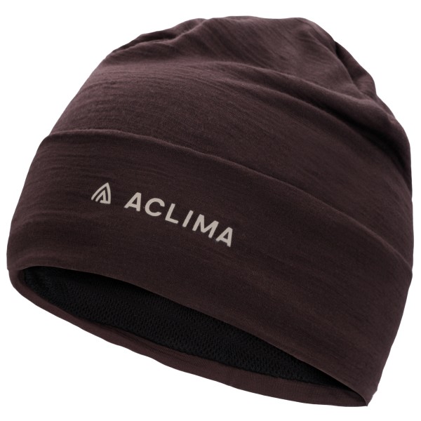 Aclima - Woolnet Light Beanie - Mütze Gr L/XL;S/M braun;schwarz von Aclima