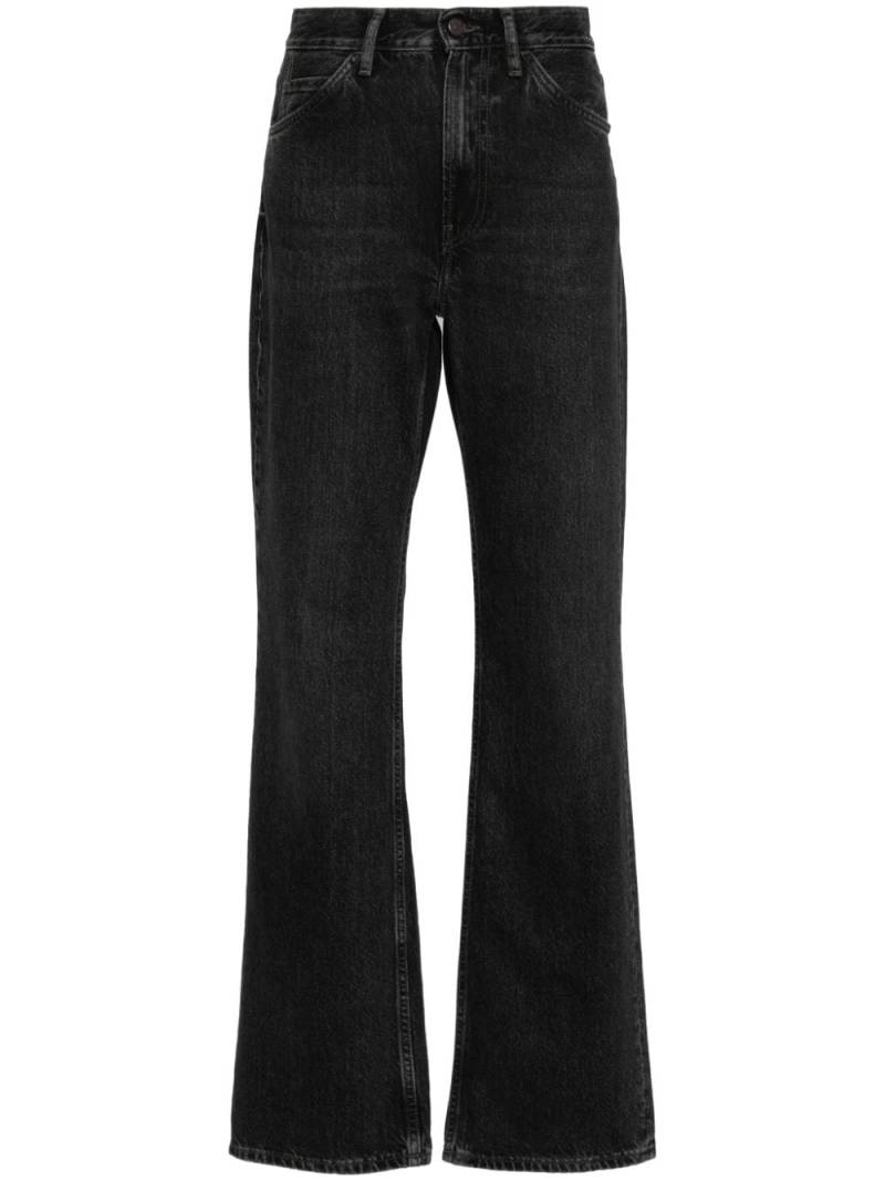 Acne Studios 1977 high-rise bootcut jeans - Black von Acne Studios