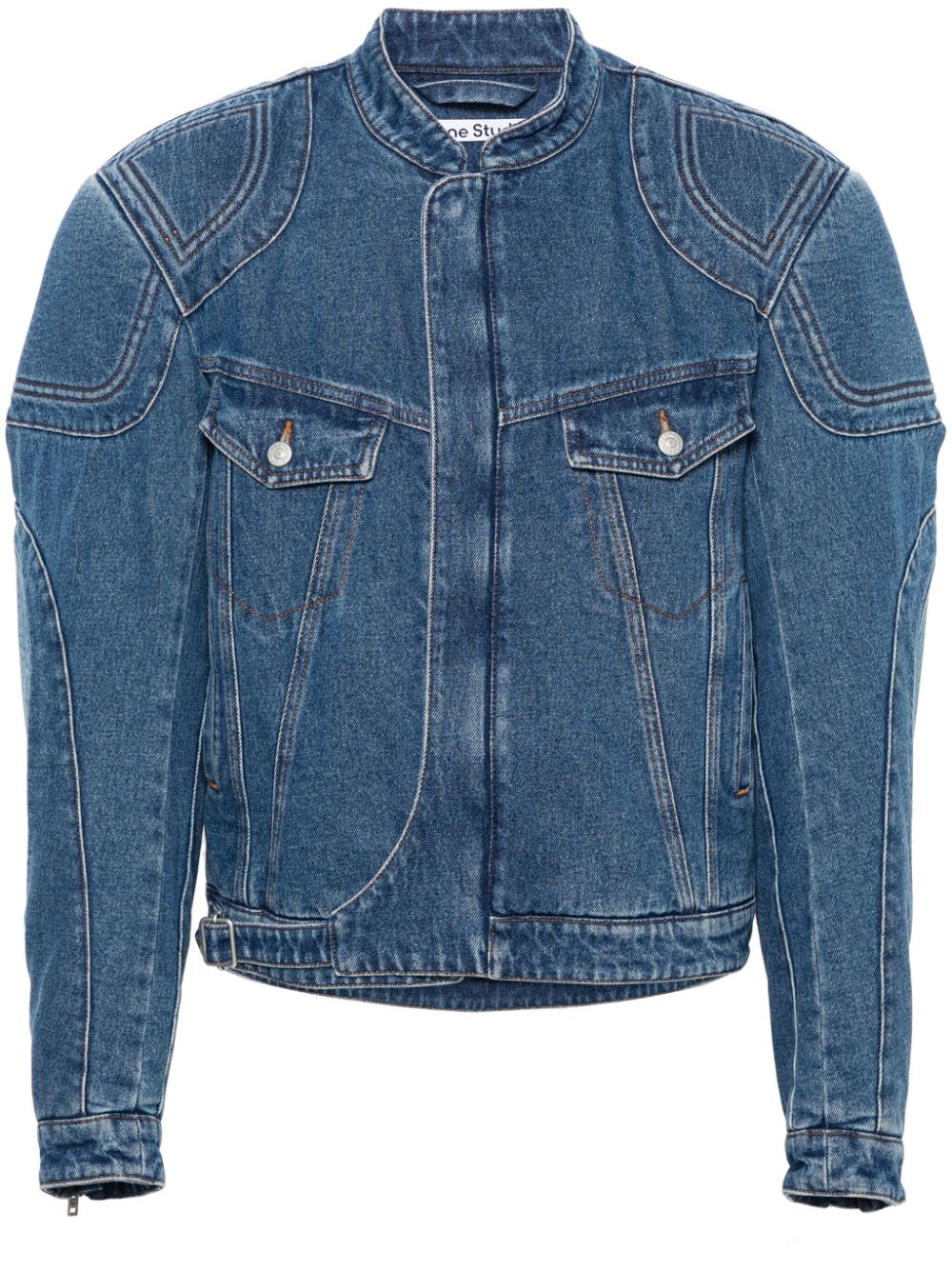 Acne Studios Biker denim jacket - Blue von Acne Studios