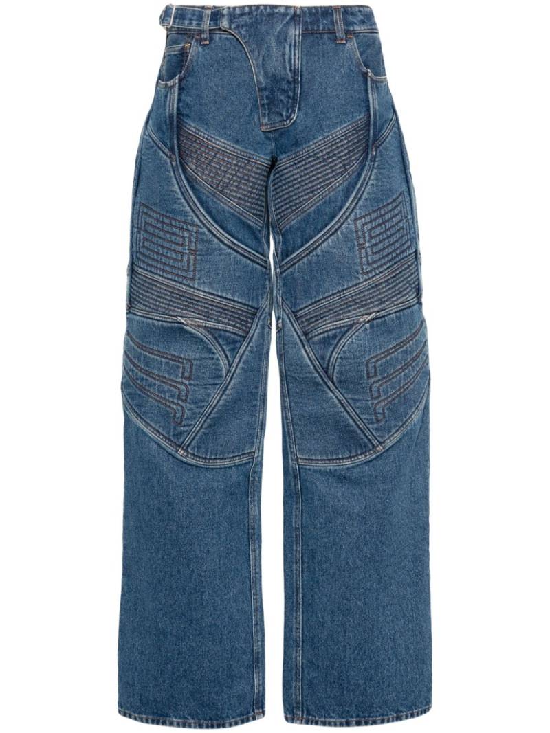 Acne Studios Biker loose-fit jeans - Blue von Acne Studios