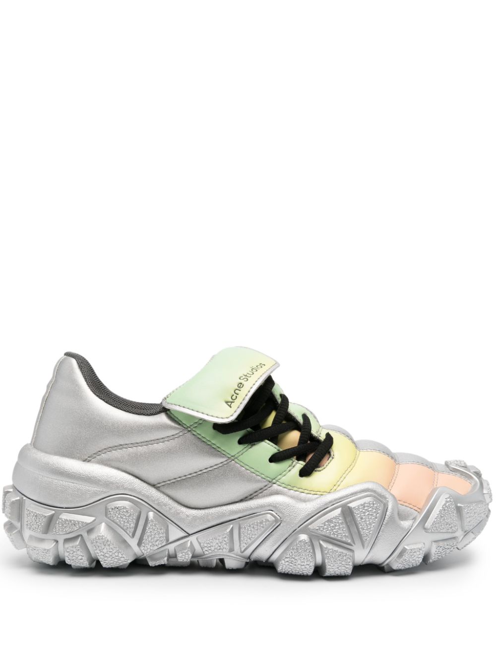 Acne Studios Bolzter Football quilted sneakers - Grey von Acne Studios