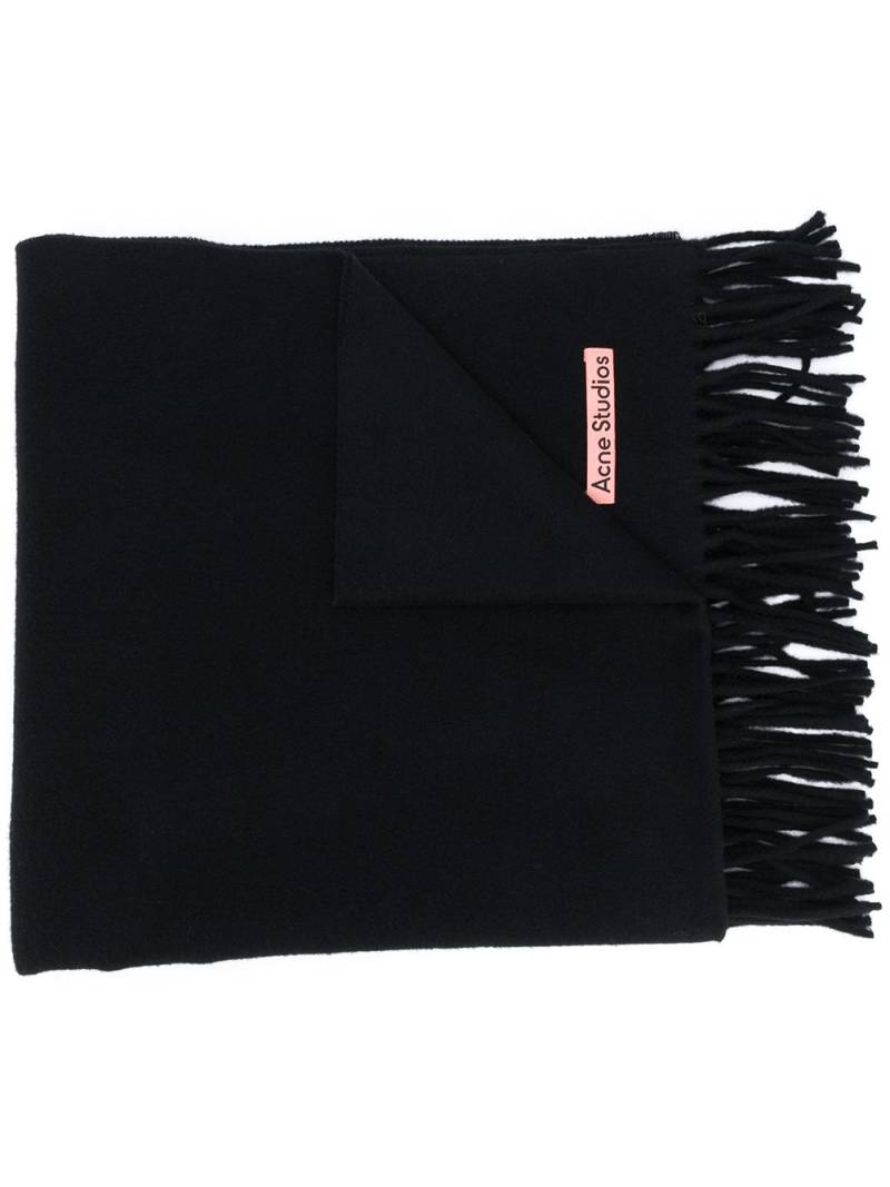 Acne Studios Canada New fringed scarf - Black von Acne Studios