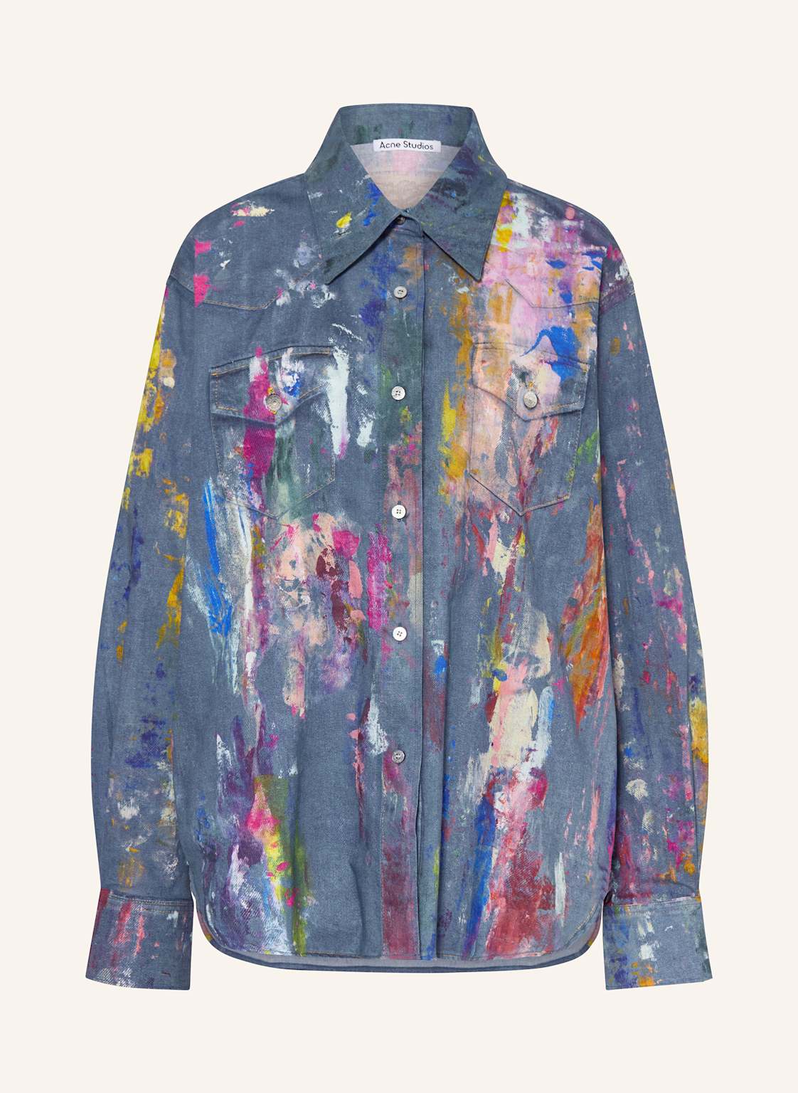 Acne Studios Jeans-Overjacket blau Acne Studios Jeans-Overjacket blau von Acne Studios