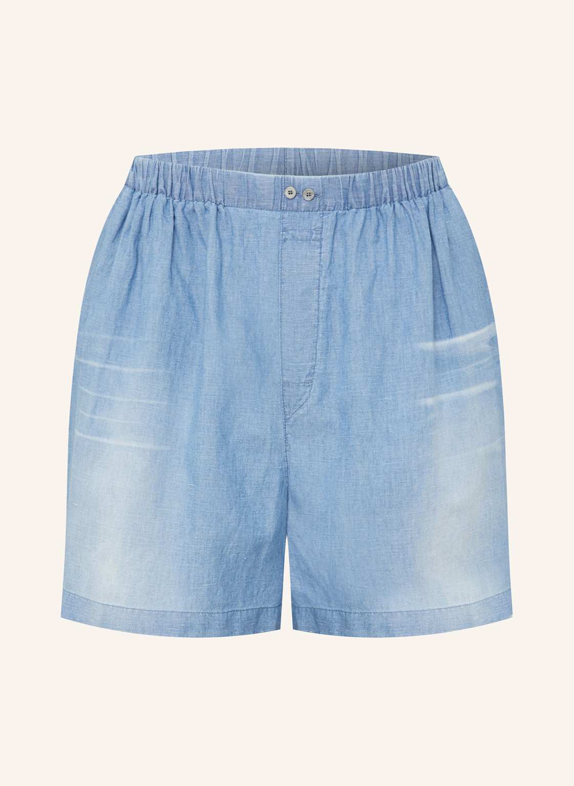 Acne Studios Jeansshorts Mit Leinen blau Acne Studios Jeansshorts Mit Leinen blau von Acne Studios